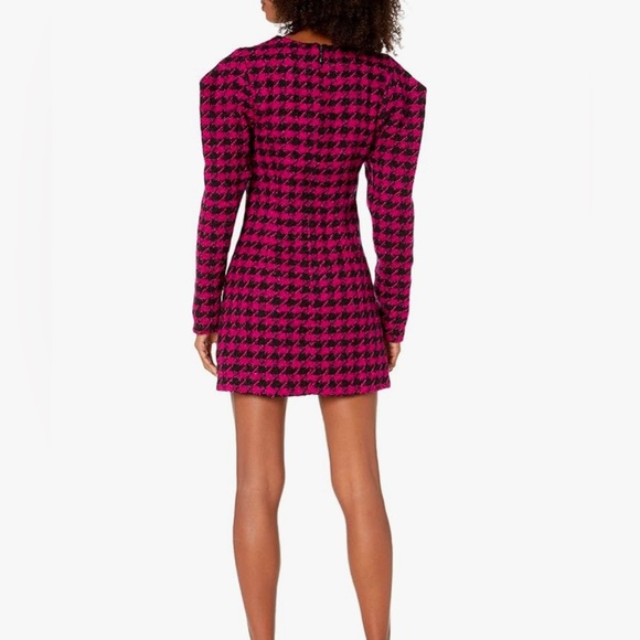 NWT House of Harlow 1960 x REVOLVE Loui Dress in Fuchsia & Black, Size S - Picture 3 of 15